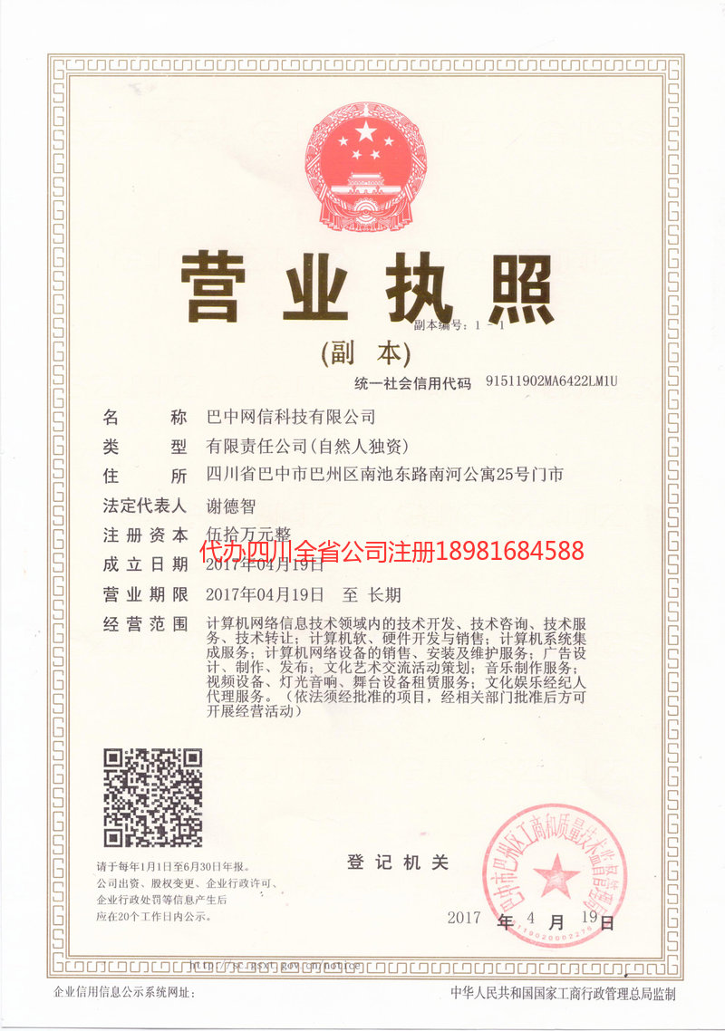 西充西充网信科技有限公司